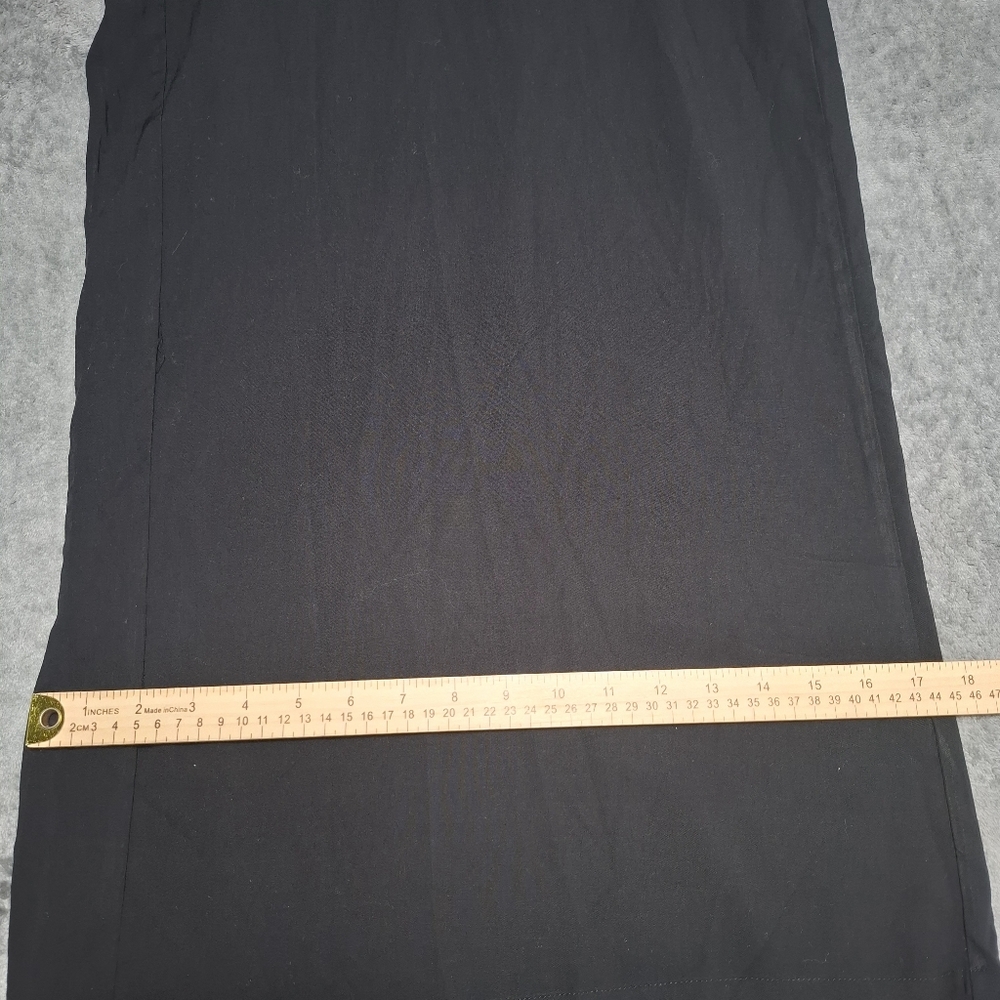Torrid Pull On Wide Leg Challis Pant Womens Size 3 High Rise Black Elastic Black - Picture 10 of 13
